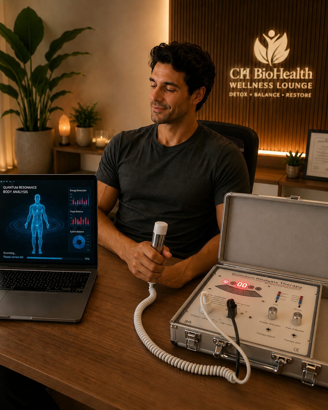 Quantum Bio Analysis scan at CH BioHealth